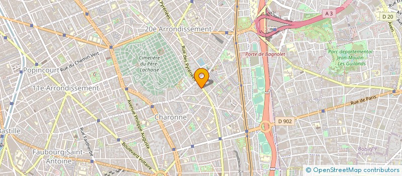 localisation de l'entreprise GLAM BEAUTY  PARIS