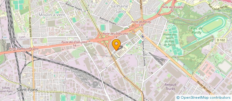 localisation de l'entreprise GLAM BY SEF  VENISSIEUX