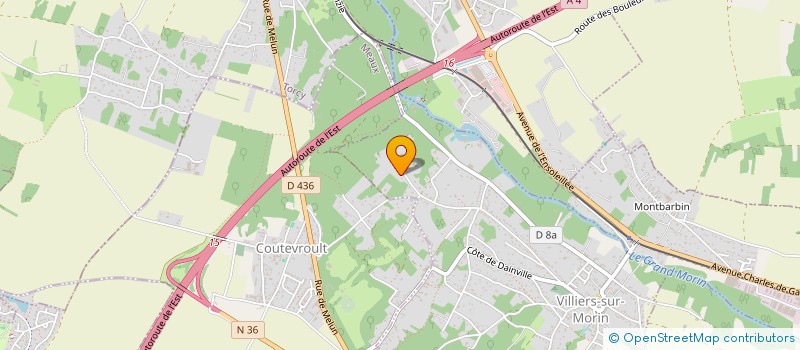 localisation de l'entreprise GLAM IMMO77  VILLIERS-SUR-MORIN