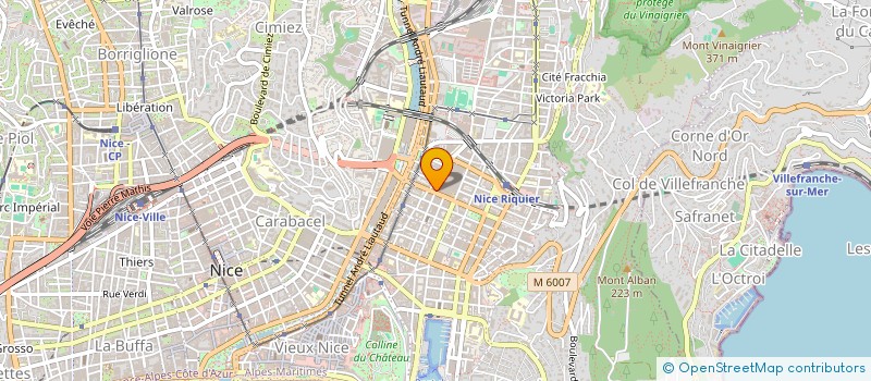 localisation de l'entreprise GLAM INVEST à NICE