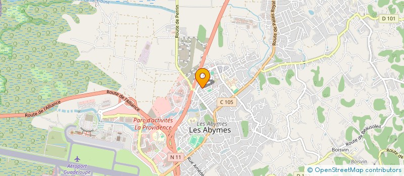localisation de l'entreprise GLAM'S TO BE à LES ABYMES