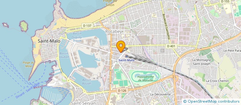 localisation de l'entreprise GLAM STYLE  SAINT-MALO