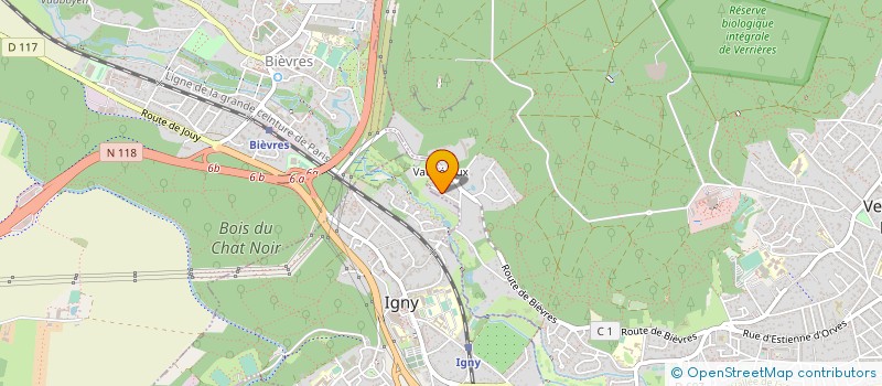 localisation de l'entreprise GLAM29 à VERRIERES-LE-BUISSON