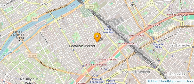 localisation de l'entreprise GLAMCITY à LEVALLOIS-PERRET
