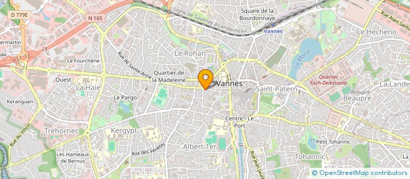 localisation de l'entreprise GLAMDANCE à VANNES