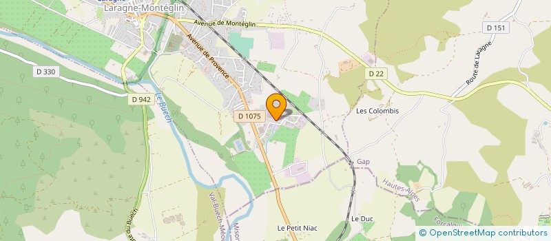 localisation de l'entreprise GLAMEJ à LARAGNE-MONTEGLIN