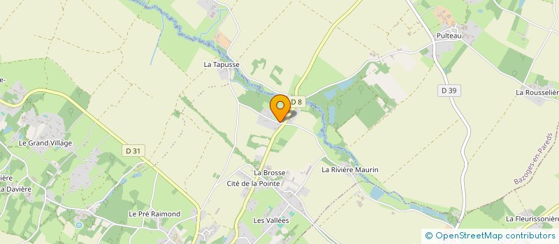 localisation de l'entreprise GLAMELIA  RIVES-DU-FOUGERAIS