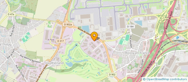 localisation de l'entreprise GLAMGLOW  REP FISCAL AIRSEA INTERNATIONAL  ROISSY-EN-FRANCE