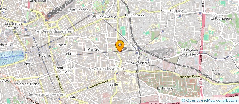 localisation de l'entreprise GLAMOOV à MARSEILLE