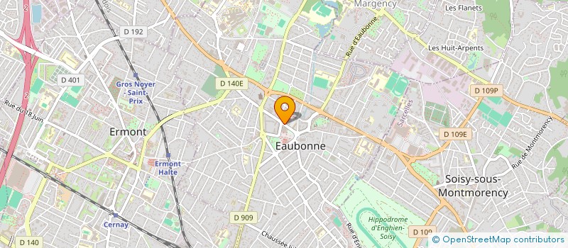 localisation de l'entreprise GLAMOUR COIFFURE à EAUBONNE