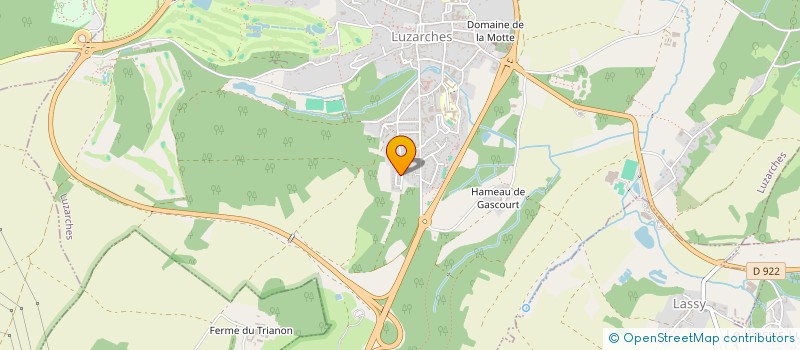 localisation de l'entreprise GLAMV  LUZARCHES