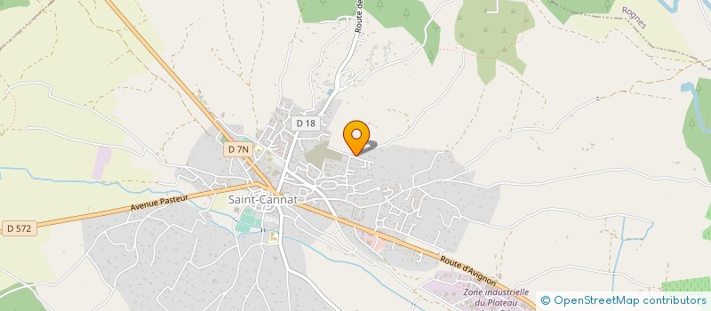 localisation de l'entreprise GLANIAD 1865  SAINT-CANNAT