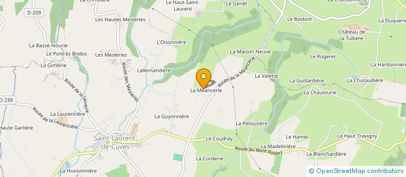 localisation de l'entreprise GLANON à SAINT-LAURENT-DE-CUVES
