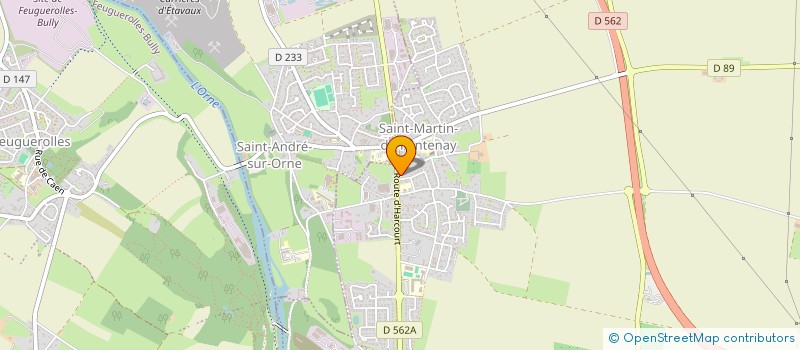 localisation de l'entreprise GLAP'S 2  SAINT-MARTIN-DE-FONTENAY