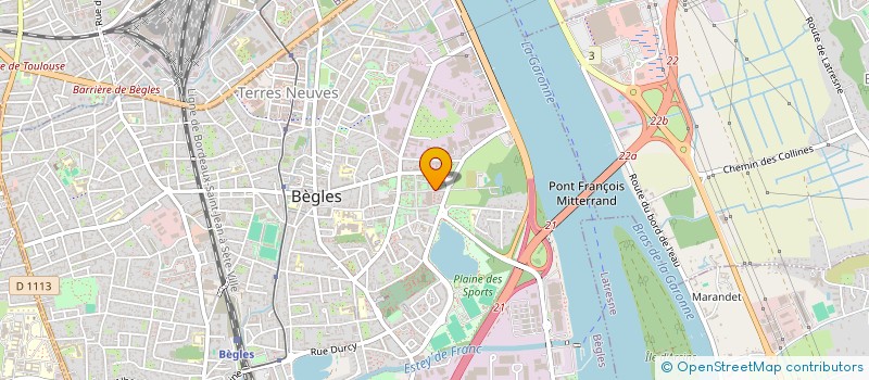 localisation de l'entreprise GLAPION ET FILS à BEGLES