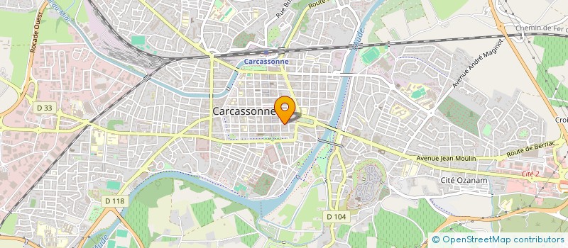 localisation de l'entreprise GLARDON SCI à CARCASSONNE