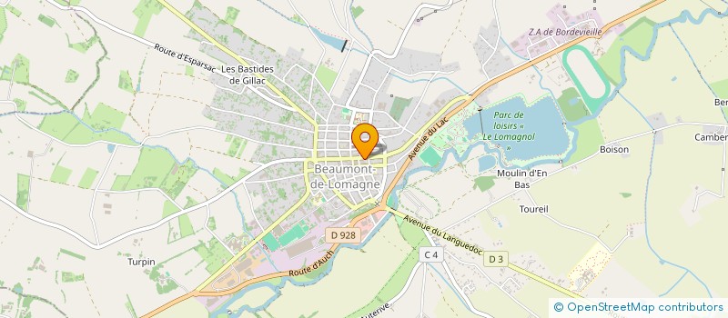 localisation de l'entreprise GLARIA BEAUMONT  BEAUMONT-DE-LOMAGNE