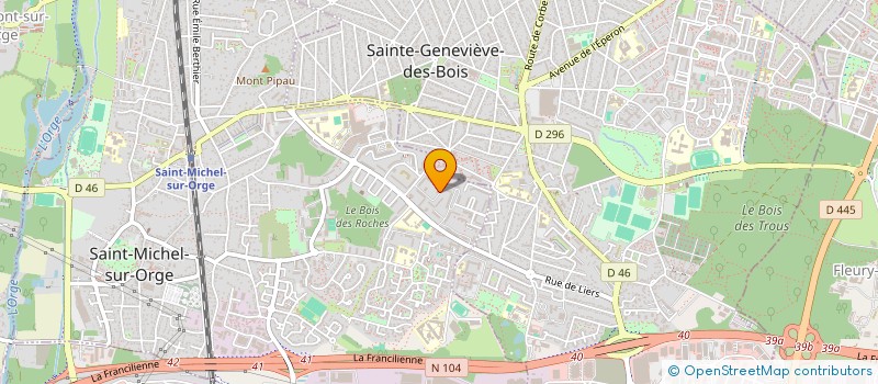 localisation de l'entreprise GLAS à SAINT-MICHEL-SUR-ORGE