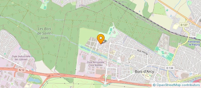 localisation de l'entreprise GLAS  BOIS-D'ARCY