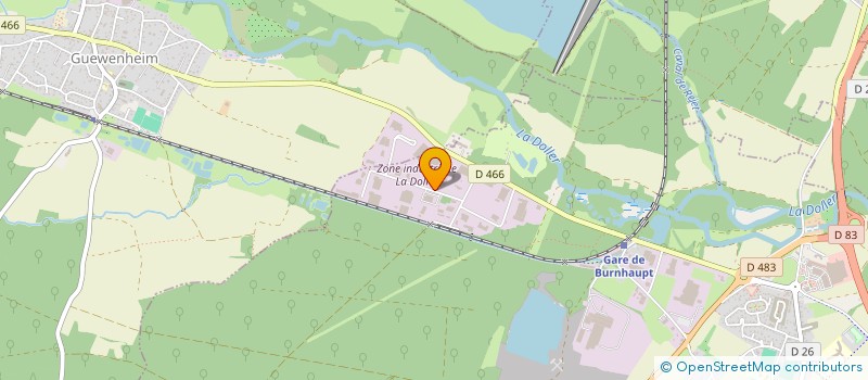 localisation de l'entreprise GLAS TROSCH SECURITE S.A.S.  BURNHAUPT-LE-HAUT