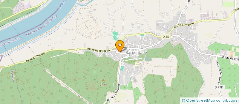 localisation de l'entreprise GLAS V  BARBENTANE