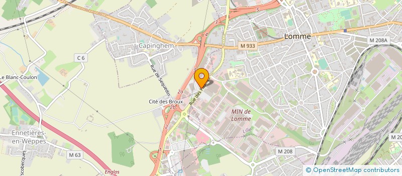 localisation de l'entreprise GLASMOB à CAPINGHEM