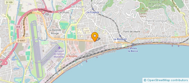 localisation de l'entreprise GLASS 2 GLOW  CANNES