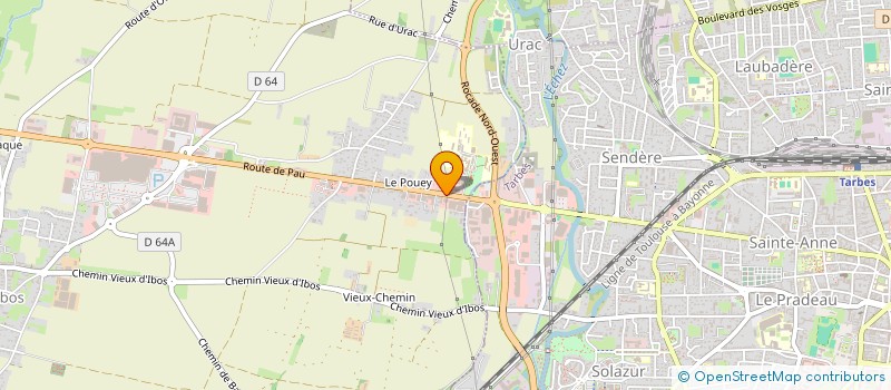 localisation de l'entreprise GLASS 65  IBOS