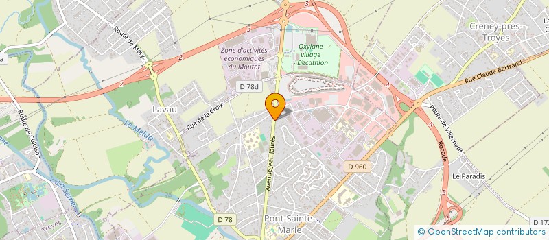 localisation de l'entreprise GLASS AUTOMOTIVE FRANCE  PONT-SAINTE-MARIE