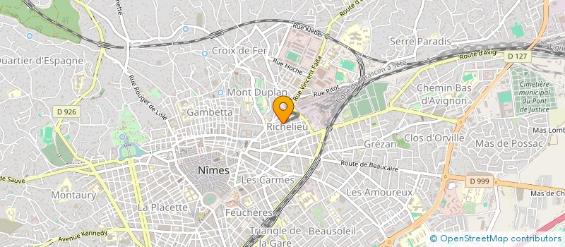 localisation de l'entreprise GLASS CMC  NIMES