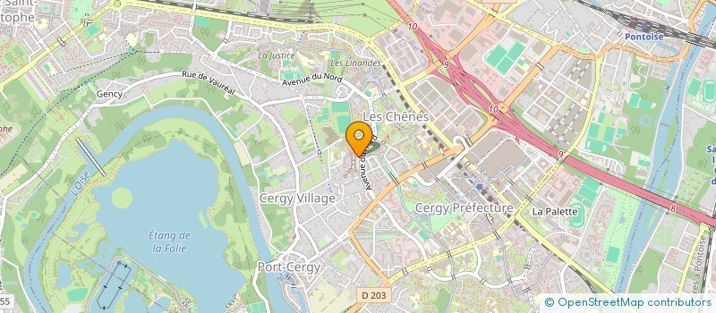 localisation de l'entreprise GLASS CONSULTING à CERGY