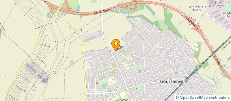 localisation de l'entreprise GLASS INDUSTRIY EXPERT  GOUSSAINVILLE