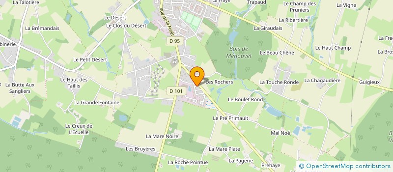 localisation de l'entreprise GLASS LIFT  LA BOUEXIERE