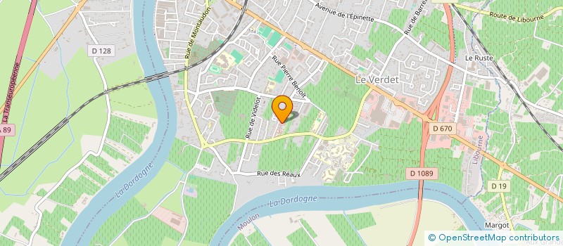 localisation de l'entreprise GLASS MASTER  LIBOURNE