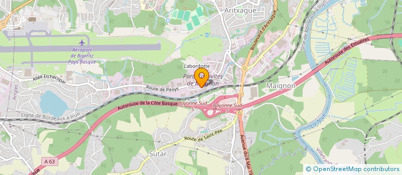 localisation de l'entreprise GLASS PARTNERS SOLUTIONS à ANGLET