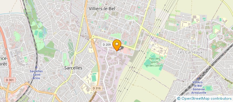 localisation de l'entreprise GLASS SERVICES AUTO  PONTOISE