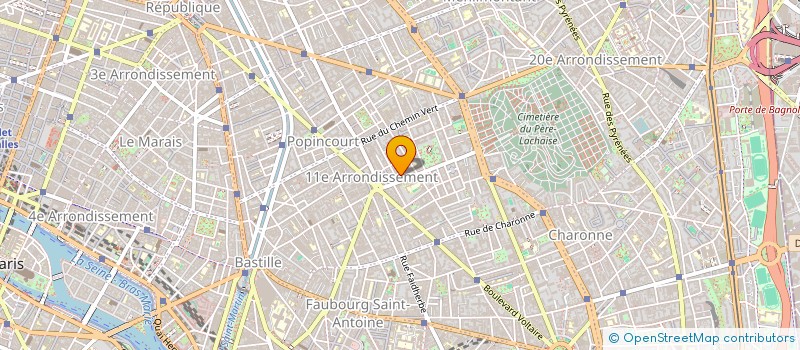 localisation de l'entreprise GLASS SHAMS à PARIS