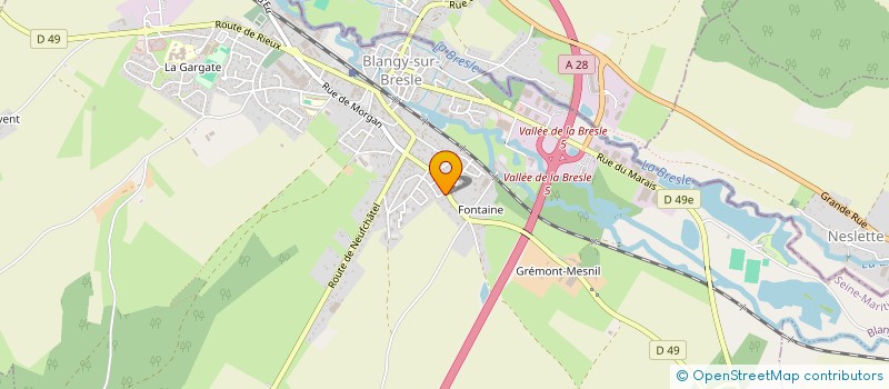 localisation de l'entreprise GLASS VALLEE TEAM BIKE  BLANGY-SUR-BRESLE