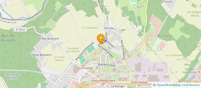 localisation de l'entreprise GLASSCAR & CO à DREUX