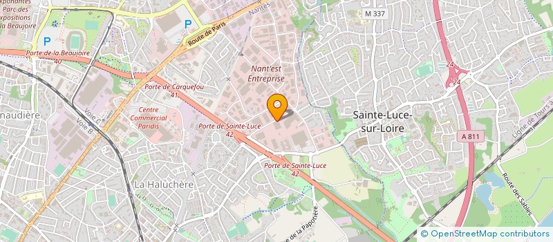 localisation de l'entreprise GLASSEO OUEST à NANTES