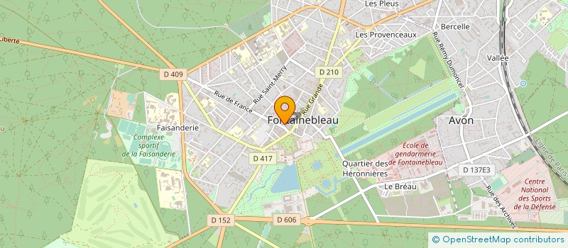 localisation de l'entreprise GLASSICO  FONTAINEBLEAU