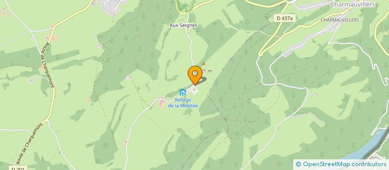 localisation de l'entreprise GLASSON à DAMPRICHARD