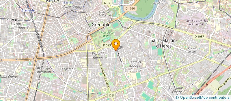 localisation de l'entreprise GLASSPEARL ASSOCIATION à GRENOBLE