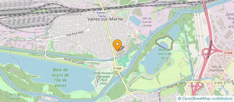 localisation de l'entreprise GLASSTEELS  VAIRES-SUR-MARNE