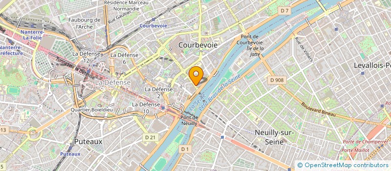 localisation de l'entreprise GLASTEC FRANCE à COURBEVOIE