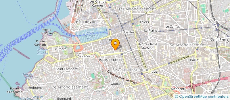 localisation de l'entreprise GLASTINT DEVELOPPEMENT  MARSEILLE