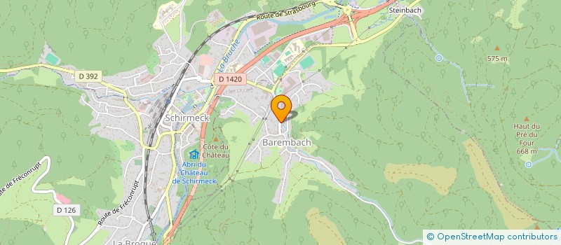 localisation de l'entreprise GLASZMANN ET CIE S A R L  BAREMBACH