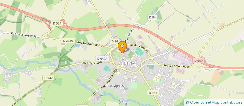 localisation de l'entreprise GLATIGNIES MEDICAL à BAVAY