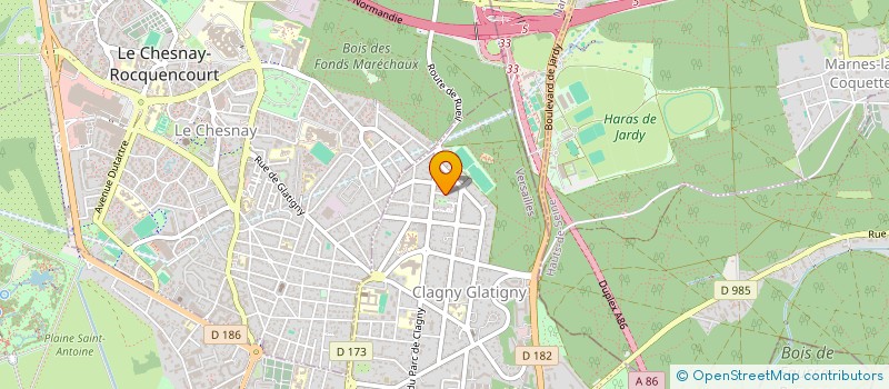 localisation de l'entreprise GLATIGNY DELAUNAY  VERSAILLES