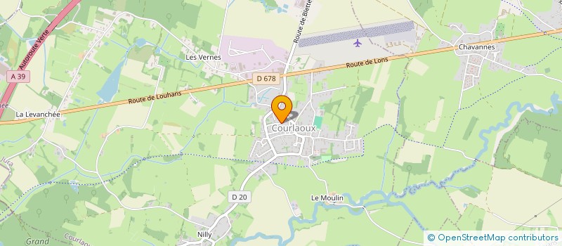 localisation de l'entreprise GLAUBEN  COURLAOUX